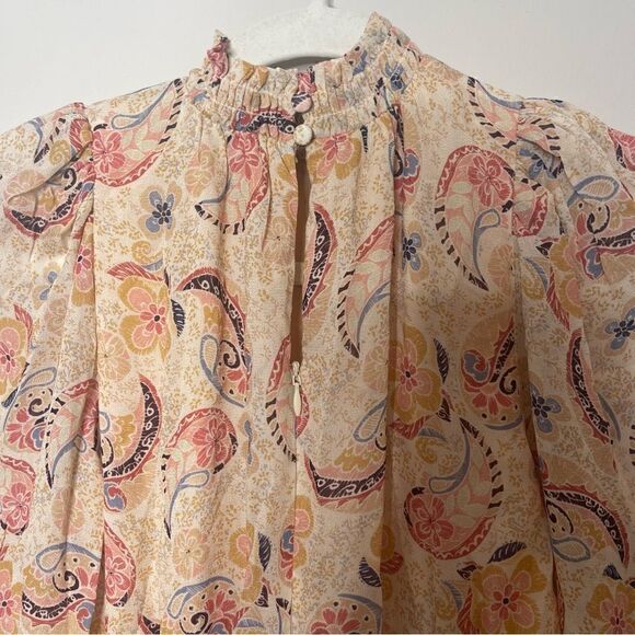 YUMI Kim New Teyona Mini Dress in Country Paisley Sand XS - Picture 6 of 9